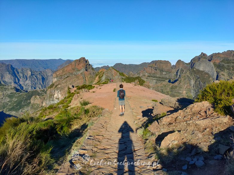 Pod szczytem Pico do Arieiro.