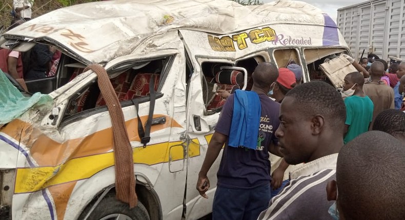 3 Dead in early morning accident in Mombasa (Photo/Courtesy)