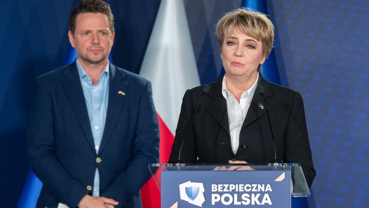 Hanna Zdanowska i Rafał Trzaskowski