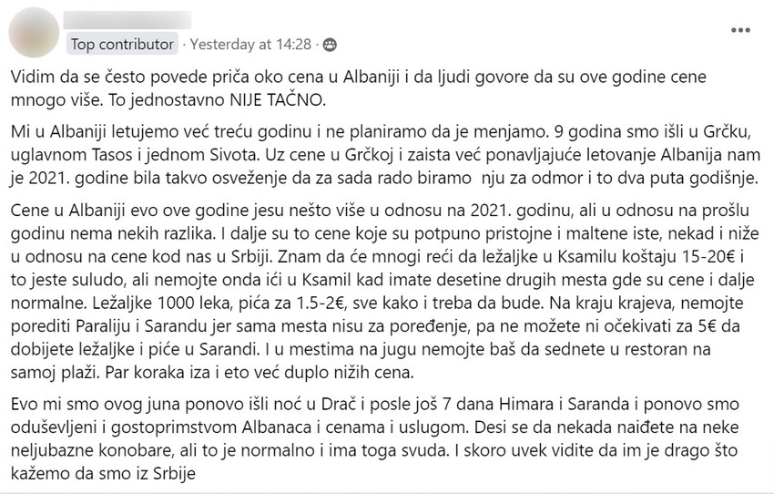 Nenadovi saveti za letovanje u Albaniji