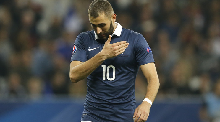 Benzema még mindig bajban van /Fotó: AFP