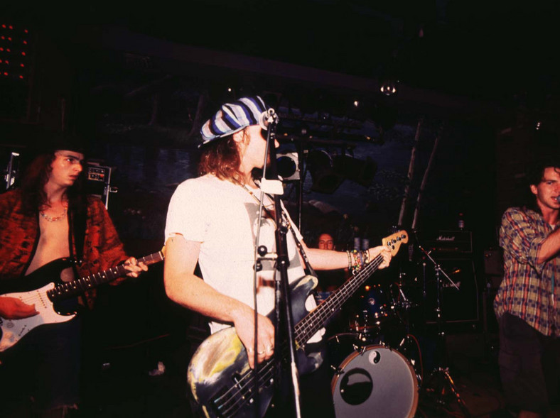 Pearl Jam podczas koncertu w 1991 r.