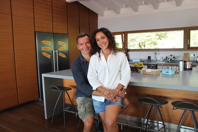 Cedric und Aliette Wilmotte haben sich in den USA kennengelernt. Das Paar hat drei Kinder. 