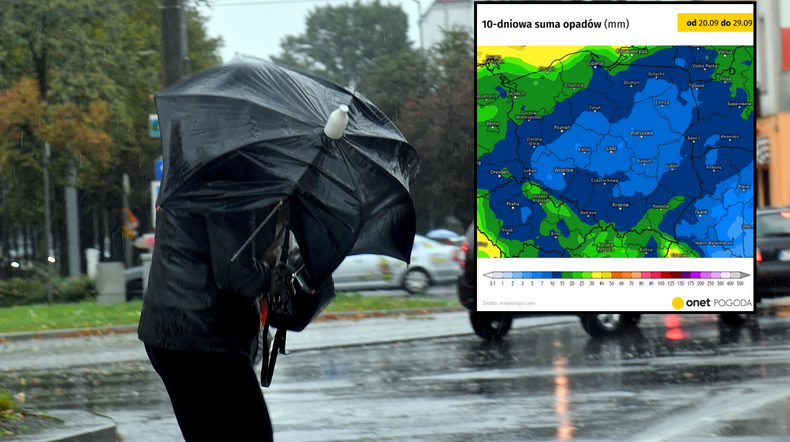 Oddech jesieni już niebawem. Nadciągają duże zmiany w pogodzie (mapa: meteologix.com)