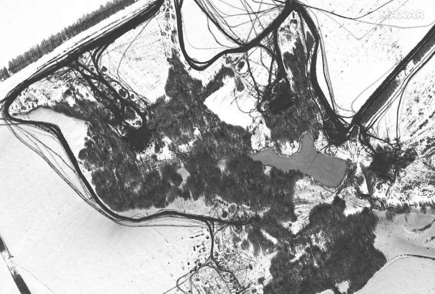 Ruske trupe kod Malekejeva kod ukrajinske granice 23. februara