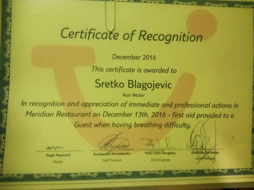 Dobio je nagradu za radnika meseca