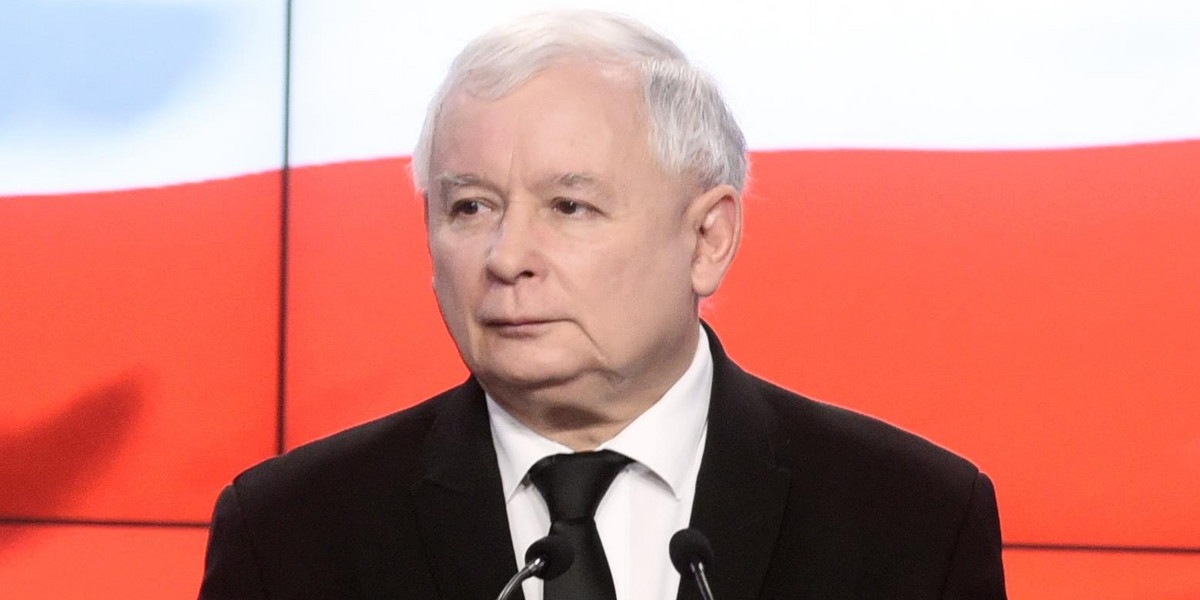 Konferencja Jarosława Kaczyńskiego.