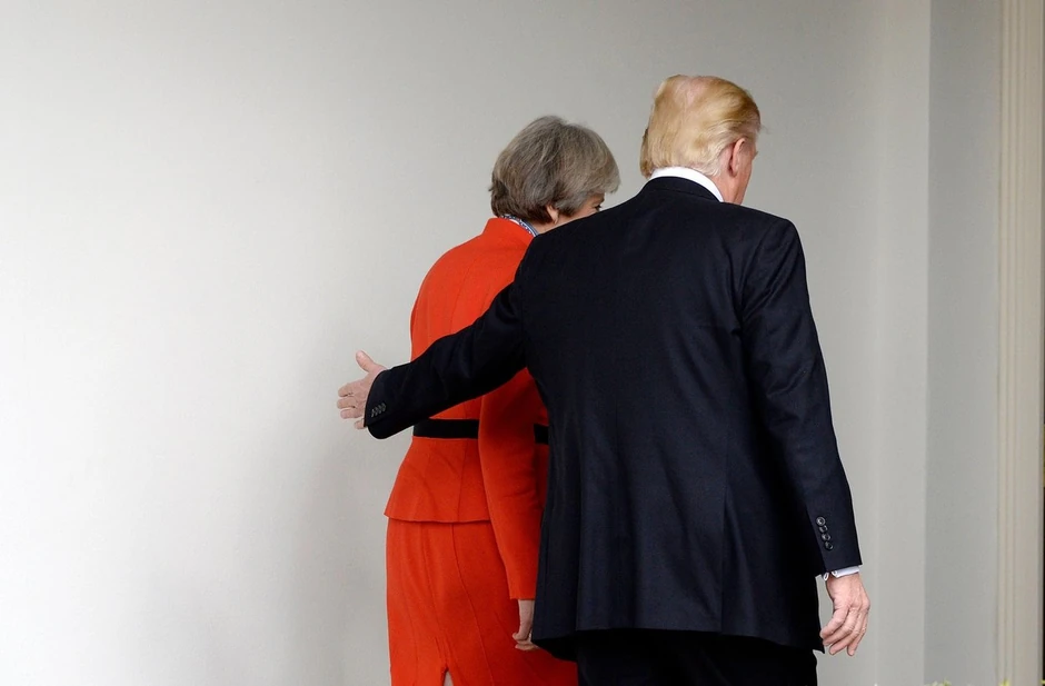 Donald Tramp i Tereza Mej