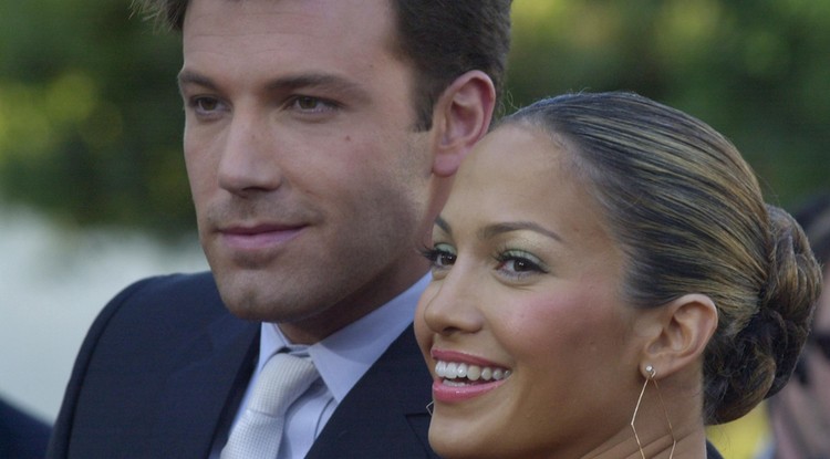 Ben Affleck és Jennifer Lopez a Daredevil premierjén 2003-ban