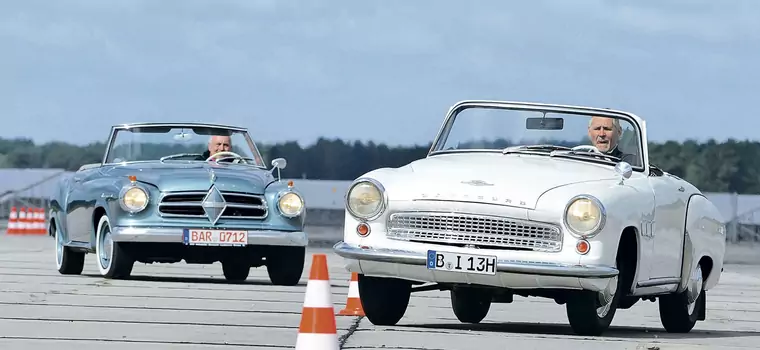 Wartburg Sport kontra Borgward Isabella Cabrio - wyprzedzić bez doganiania