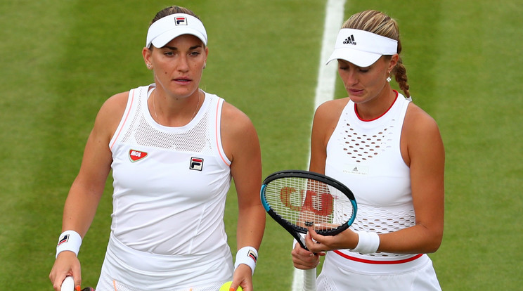 A melbourne-i finálés szereplés és a párizsi diadal után Wimbledonban is remekel a Babos, Mladenovic páros /Fotó: Getty Images