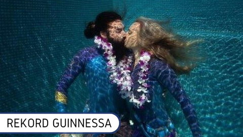 Najdłuższy pocałunek pod wodą - Rekord Guinnessa ⋆ Biuro Rekordów