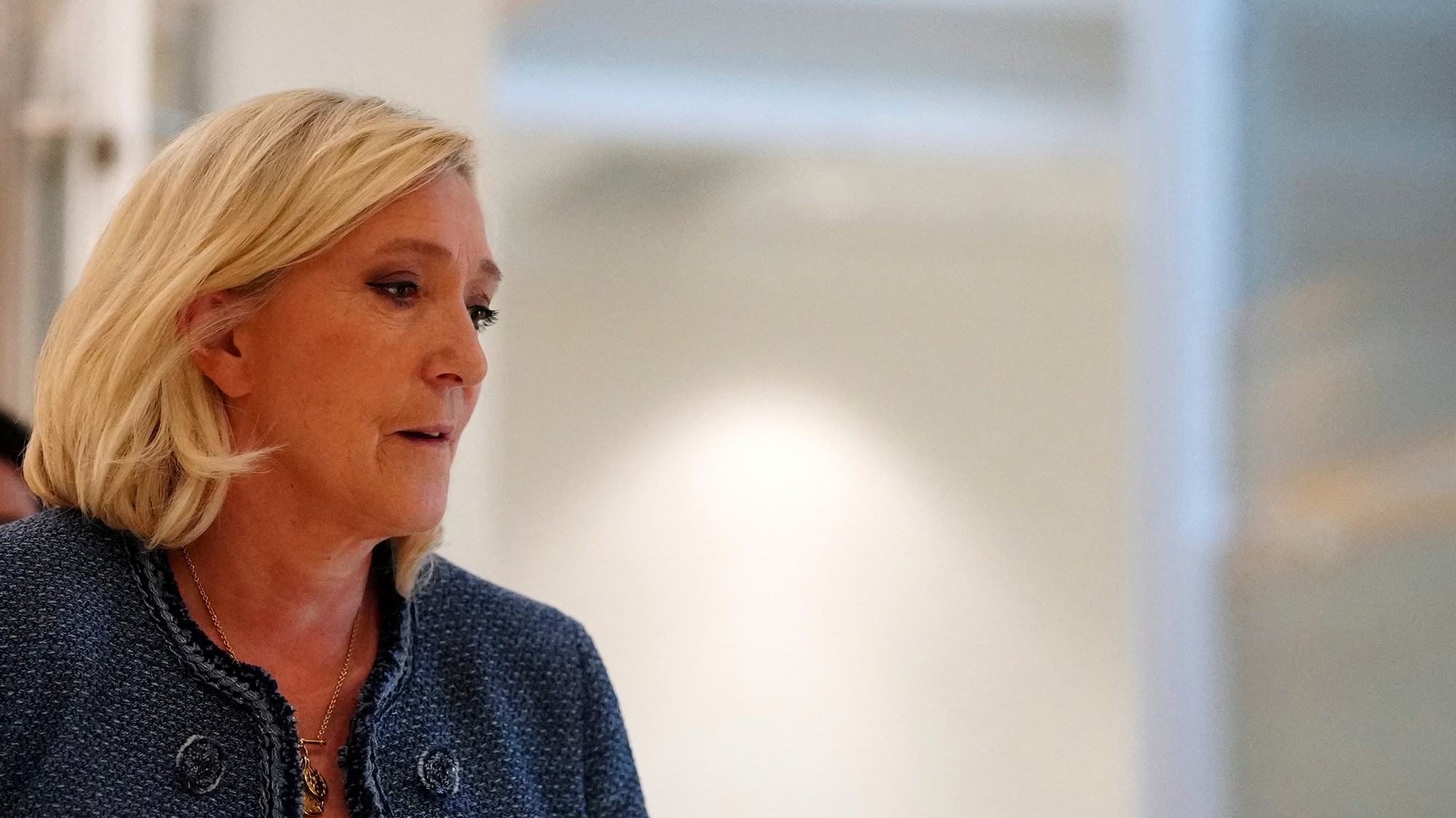Predsedníčka Národného združenia (RN) Marine Le Penová.