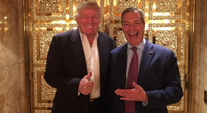 Nigel Farage Donald Trump