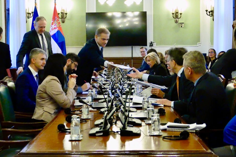 Sastanak delegacije Evropskog parlamenta sa predstavnicima pet stranaka parlamentarne opozicije