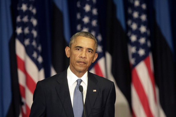 Barack Obama w Estonii. Fot. EPA/VALDA KALNINA/PAP