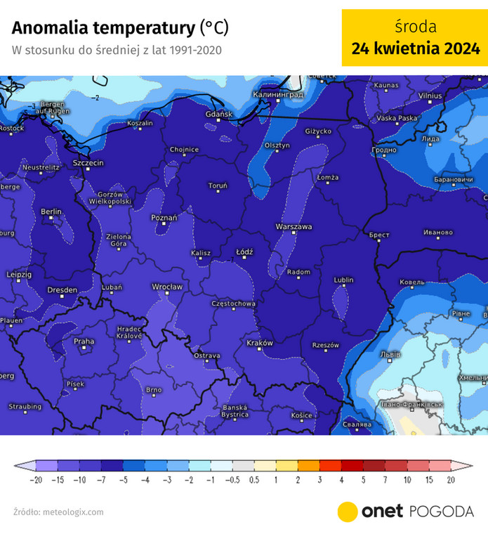 Cała Polska nadal będzie skąpana w zimnie