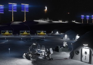 NASA je objavila vizuelne prikaze planirane baze na Mesecu, koja bi obuhvatala stambene module, sisteme za napajanje energijom i rover vozila za istraživanje površine | Foto: NASA