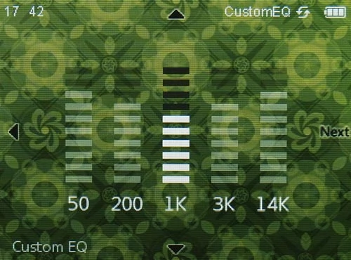 Equalizer to zawsze była mocna strona odtwarzaczy firmy iRiver