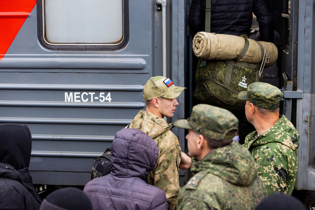 Zmobilizowani rosyjscy żołnierze