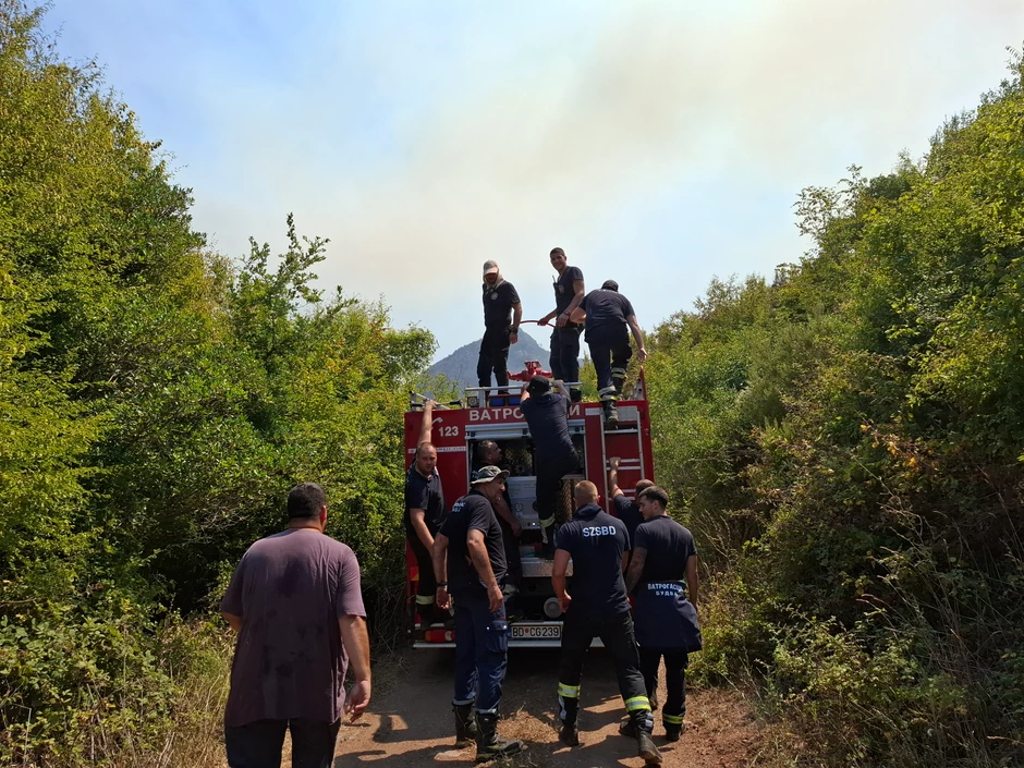 Požar Crna Gora vatrogasci gase