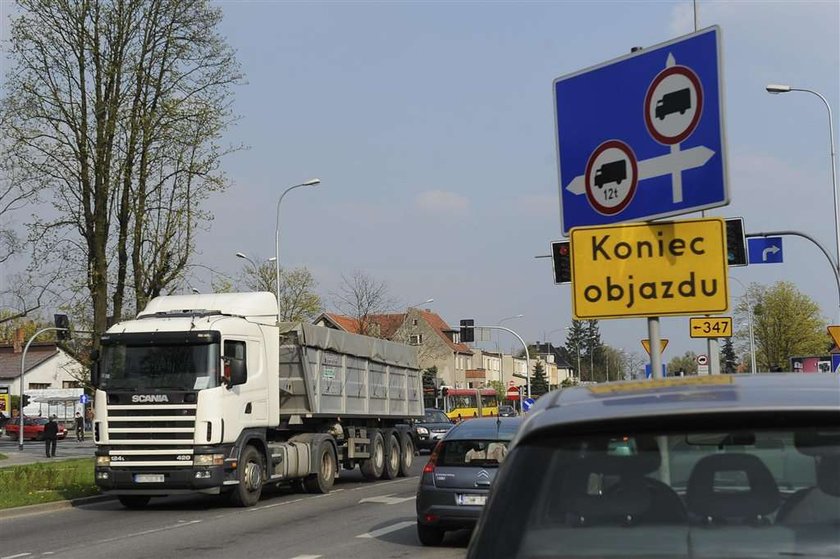 Tiry już tu nie bedą jeździć!