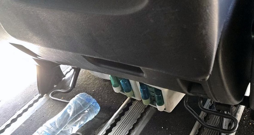 Kombi u kojem su pronađene ptice 