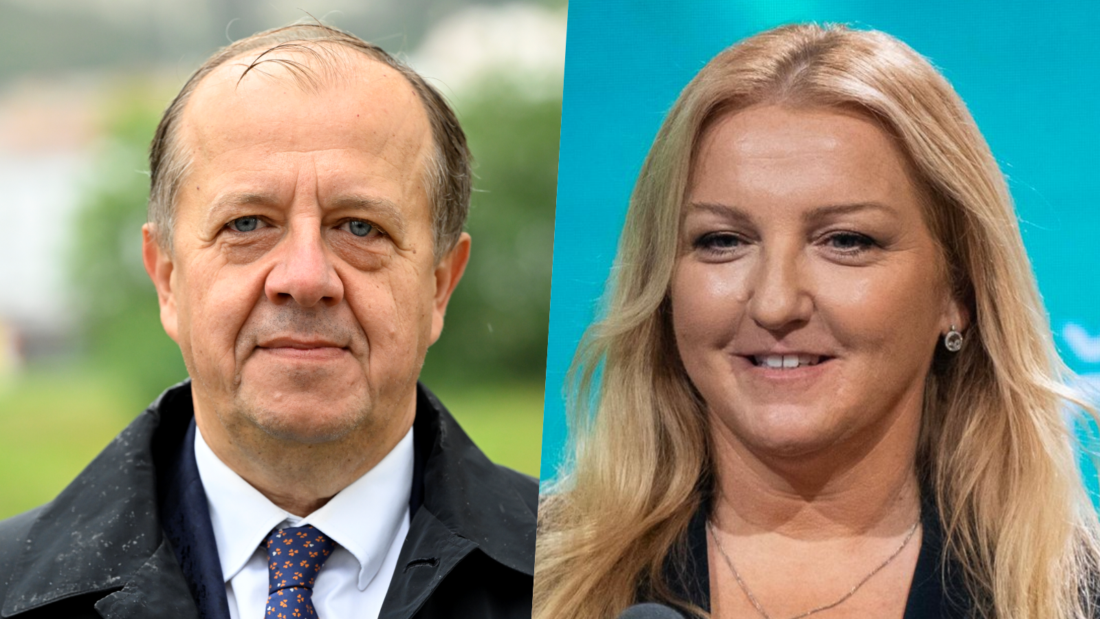 Bývalý šéf STV Richard Rybníček a aktuálna generálna riaditeľka Slovenskej televízie a rozhlasu (STVR) Martina Flašíková.