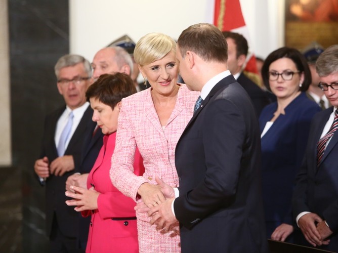 Agata Kornhauser-Duda i Andrzej Duda