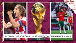 QATAR 2022: Bet9ja odds and betting tips for Croatia vs Morocco third place match
