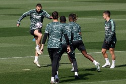 Benzema już trenuje. Może zagrać z Liverpoolem w Lidze Mistrzów