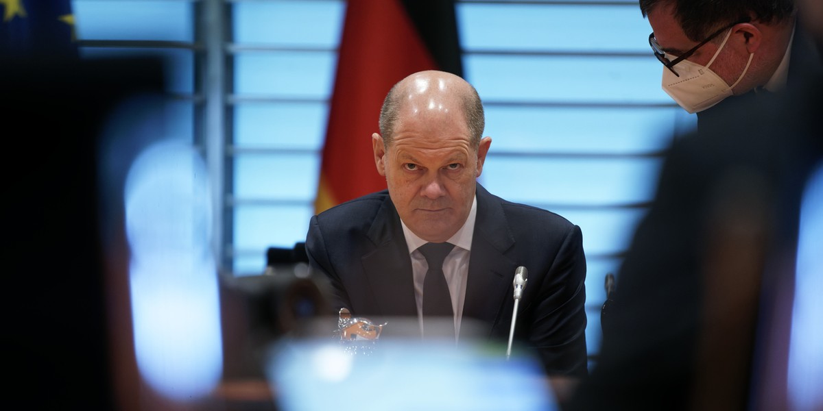 Kanclerz Niemiec Olaf Scholz.