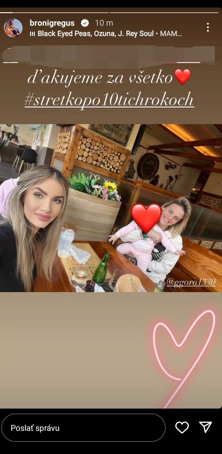 Broňa ešte v pondelok pridávala fotky z Bratislavy.