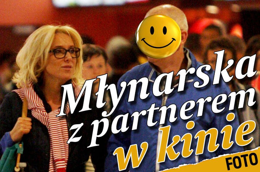 Młynarska z partnerem w kinie