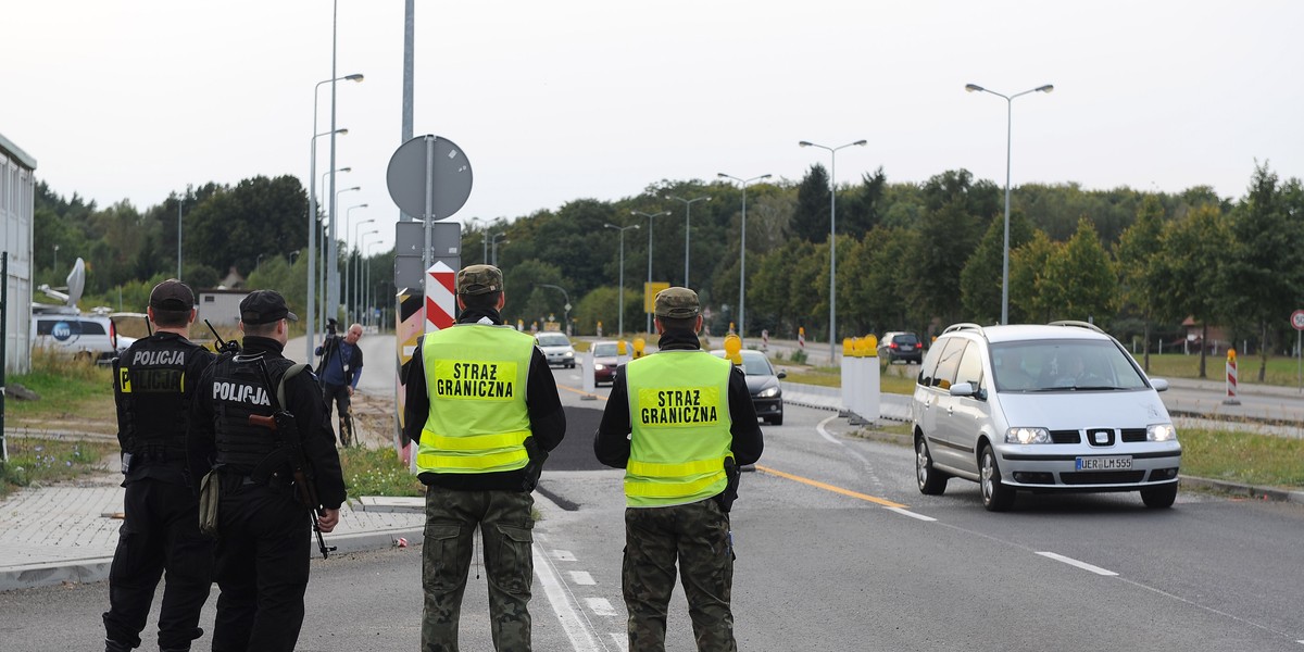 Obława na przejściu granicznym