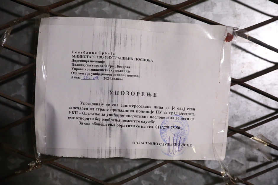 Garaža u kojoj je nađen arsenal oružja