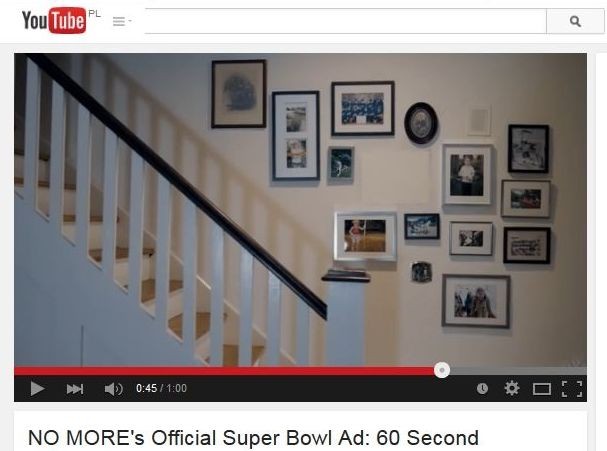 'No more' - reklama na Super Bowl 2015
