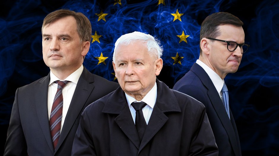 Zbigniew Ziobro, Jarosław Kaczyński i Mateusz Morawiecki