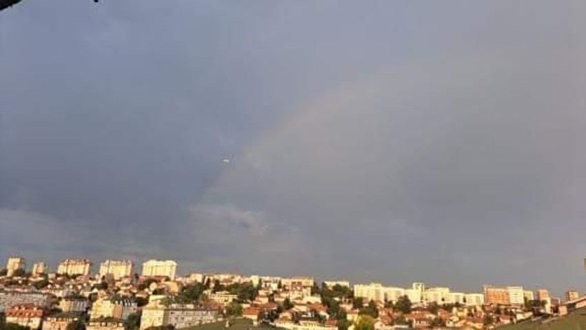 Beograđanka snimili dugu nad Beogradom, niko nije očekivao nikakvu kiši niti pljusak