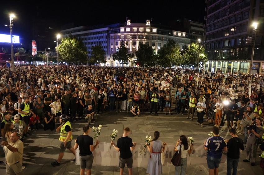 Protest Trg Republike