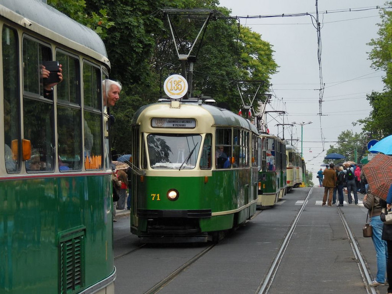 W czerwcu ulicami Poznania przejechała wielka parada tramwajowo-autobusowa