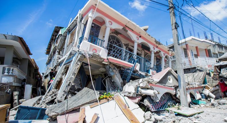 A magnitude 7.2  earthquake hit Haiti on August 14, 2021.
