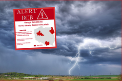 Alert RCB dla 6 województw. Burze, ulewny deszcz i silny wiatr