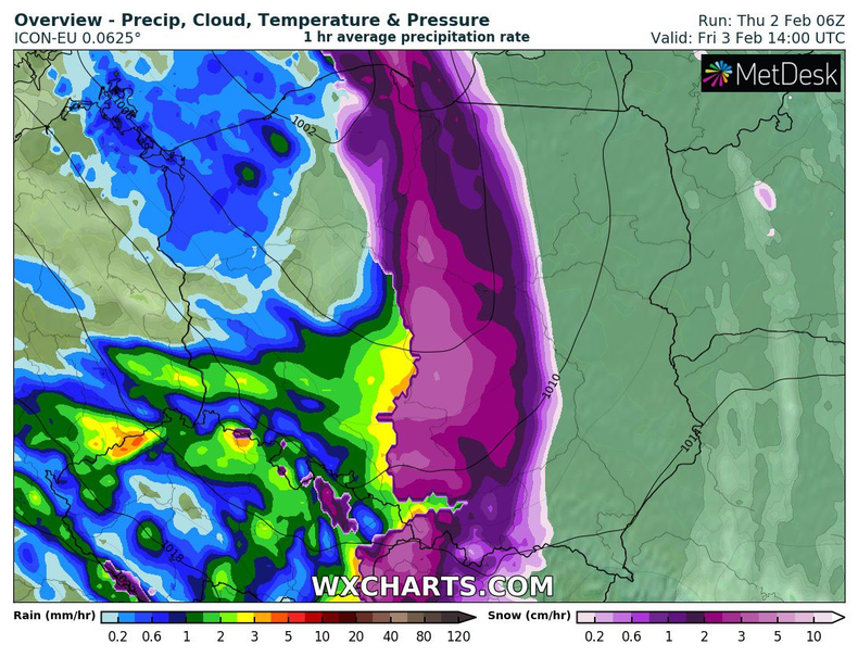 Aktywny front atmosferyczny przetnie niemal całą Polskę