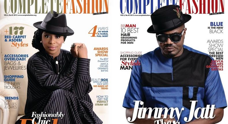 Dakore Akande and DJ Jimmy Jatt cover the latest issue of Complete Fashion