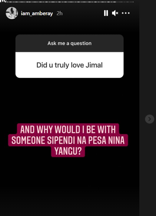 Amber Ray confirms breakup with Hubby Jamal after days of speculations 