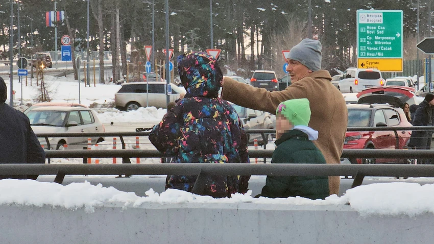 Bane Tomašević sa porodicom