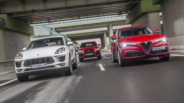 Porsche Macan kontra Jaguar FPace i Alfa Romeo Stelvio