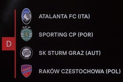 Atalanta, Sporting i Sturm rywalami Rakowa w Lidze Europy