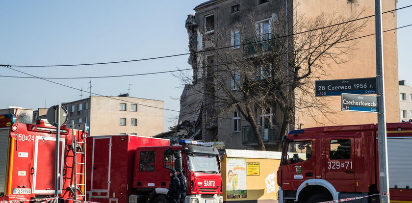 Wybuch gazu w kamienicy w Poznaniu. Zawaliły się trzy kondygnacje. Są ofiary